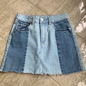 Garage jean mini skirt size XS NWOT